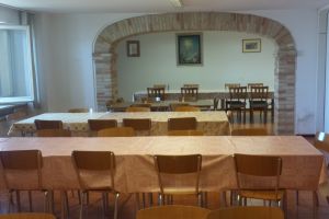 Sala da pranzo per pranzo al sacco